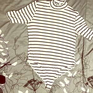 Black and white stripped shirt